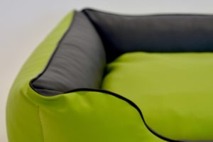 Domowe legowisko dwukolorowe dla psa, zielone - obrazek 5