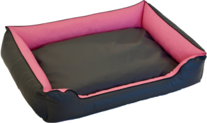 Domowe legowisko dwukolorowe dla psa, różowe - obrazek 6