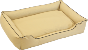 legowisko dla psa beżowe